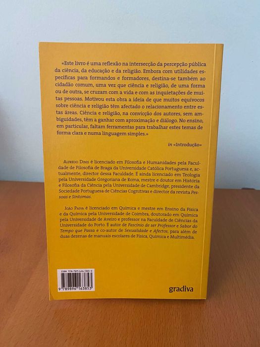 Educação, Ciência e Religião - Alfredo Dinis, João Paiva