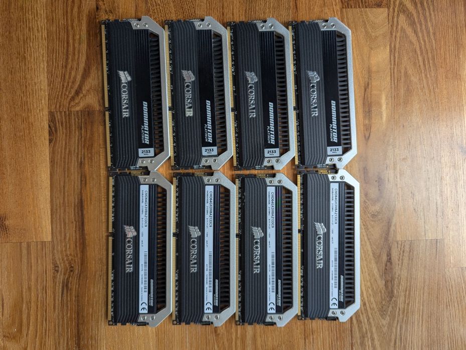 Corsair dominator platinum DDR3 8x8gb 2133 MHz