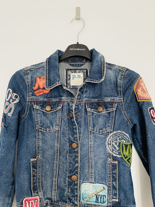 Aeropostale katana jeansowa X XS 34 36 hafty
