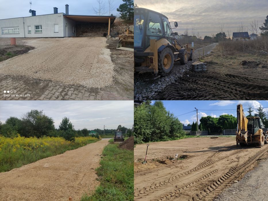 Usługi koparką - wykopy, fundamenty, niwelacje, rozbiórki - Kielce