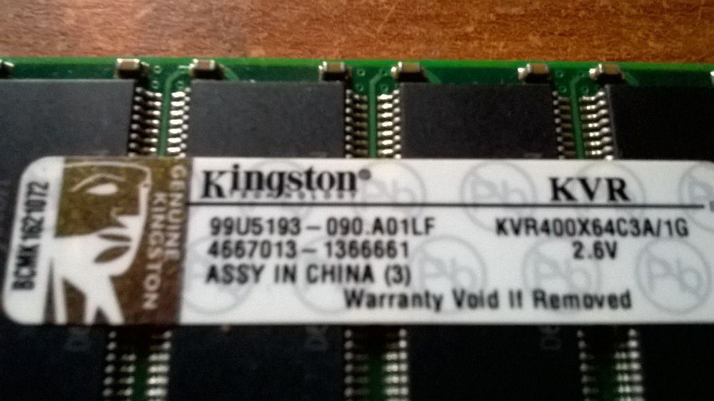 RAM Memory - Kingston - KVR64752391760643121