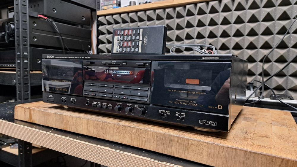 Deck Denon DRW-850 z pilotem po 1.włascicielu
