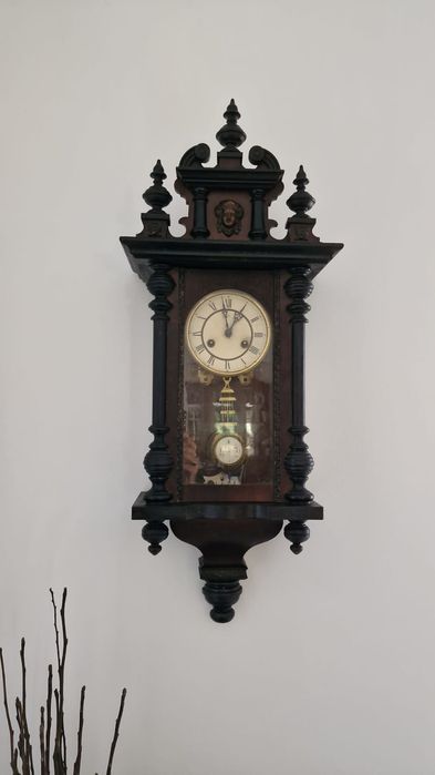 Relogio de Parede Antigo (A Corda com badalos)