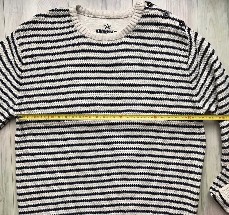 Kronstadt Sweter męski w paski Knitwear XXL Jak nowy