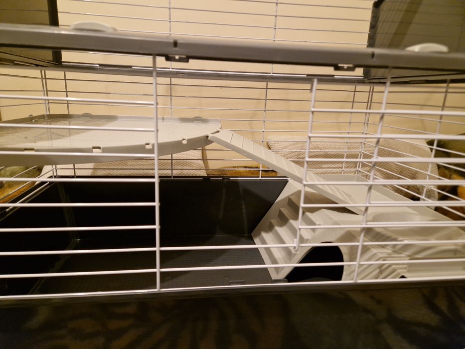 Piętrowa klatka dla królika lub szynszyli