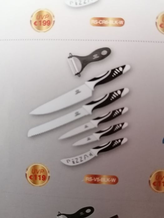 Conjunto de Facas em cerâmica Novas