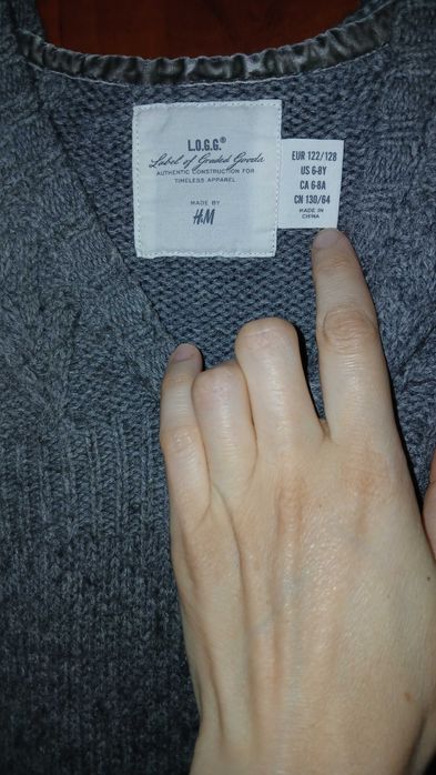 122-128, szara sukienko tunika z kapturem, ciepła, kieszenie