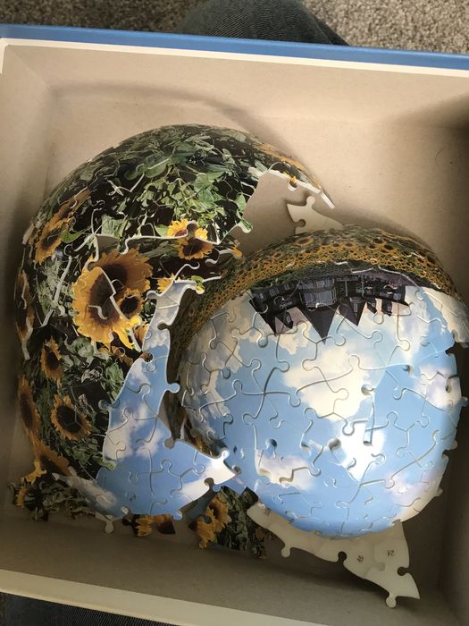 Puzzle sferyczne z podstawką