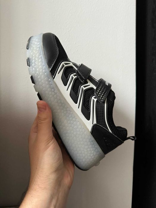Rolki czarne buty butorolki led podświetlenie usb 35 sport wrotki