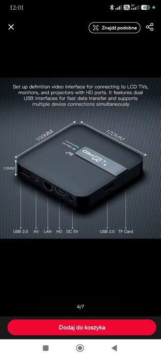 TV BOX H20 Android