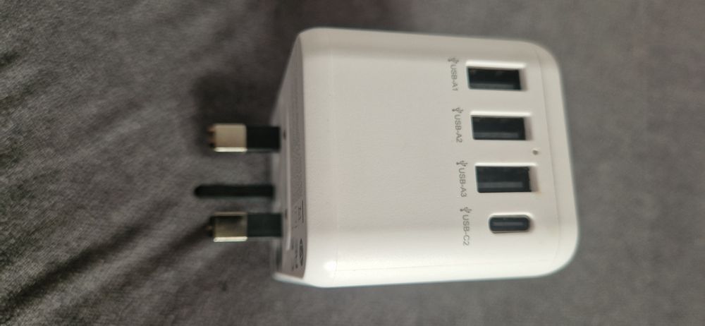 Nowy TESSAN Uniwersalny Adapter Podróżny All-in-One PD/QC 3xUSB-A + US