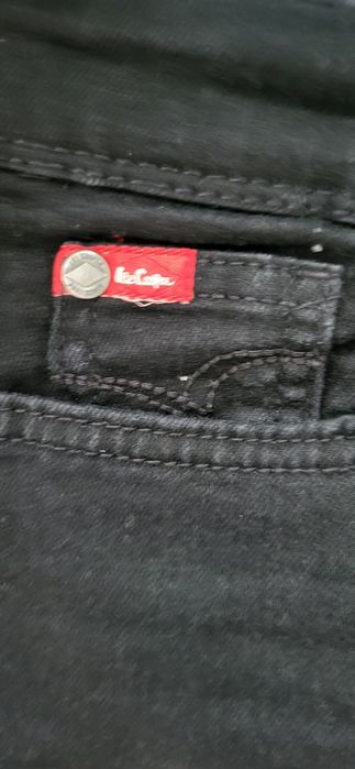 Spodnie czarne, lee cooper, klasyczne, regularnie, model KIM