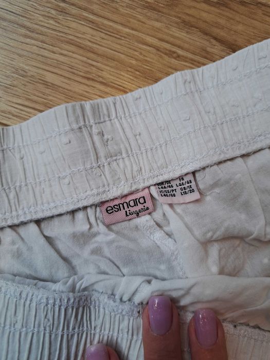 Białe szorty Esmara Lingerie, rozmiar S