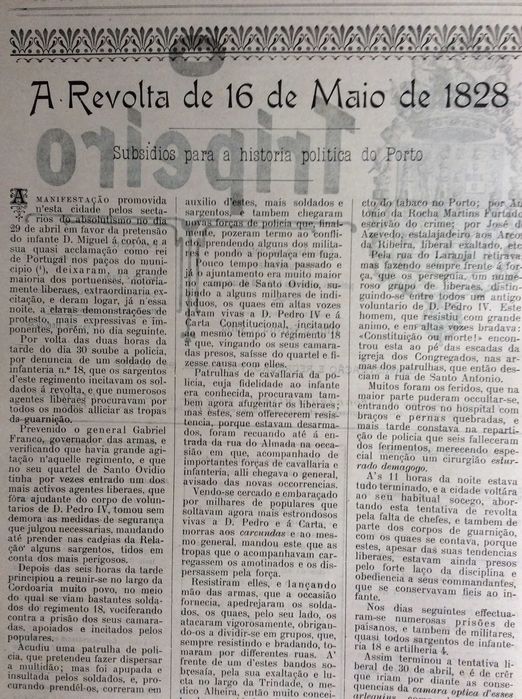 Um pouco da história do Porto e arredores, 1910. Excel. preço.