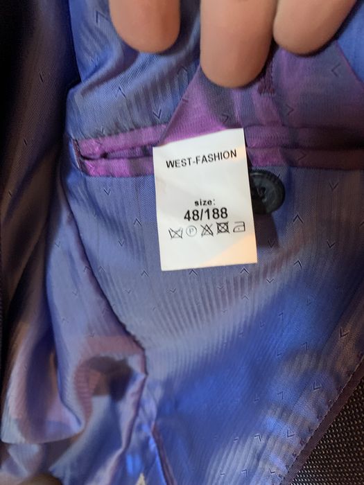 Кастюм пиджак 48/188, брюки 52/188/94