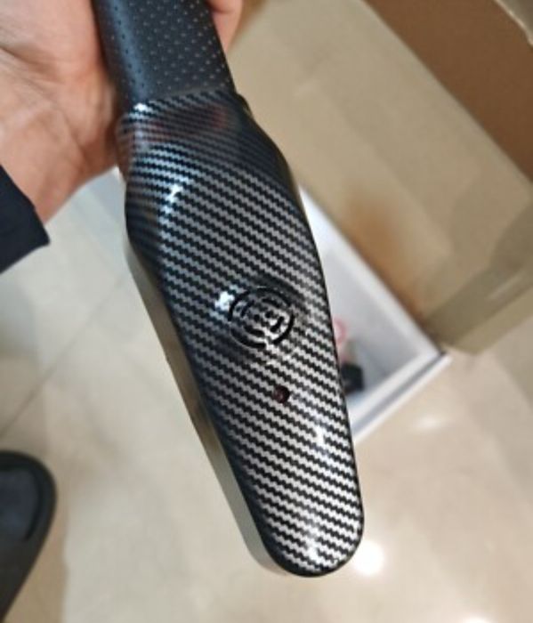 Tranca de volante com alarme.