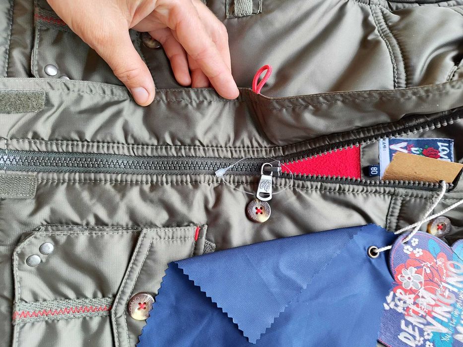 Nowa kurtka jesienno-zimowa dla dziewczynki ocieplana rozm. 80