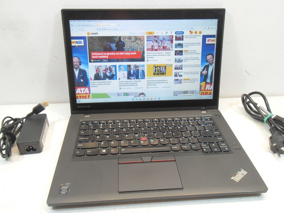 Laptop Lenovo Thinkpad DOTYKOWY ekran T450 i5/SSD256/W11 Gwarancja !