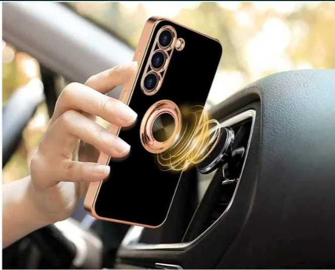 etui plecki case do samsung s23 plus czarne magnetyczne