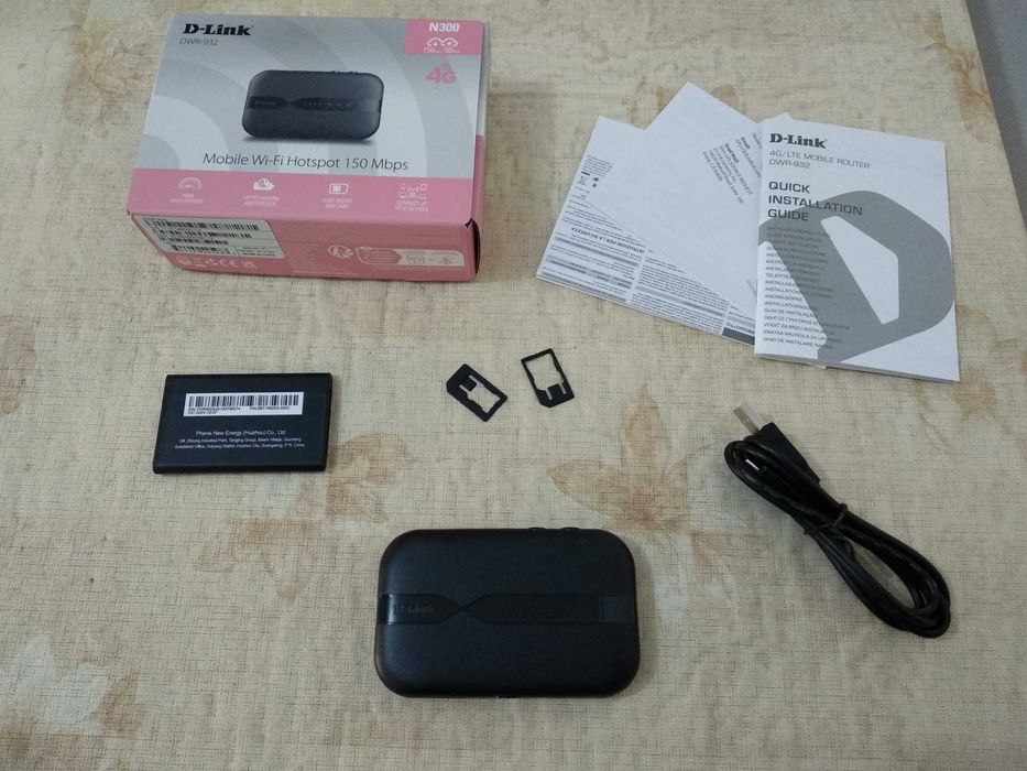 Hotspot Móvel D-Link DWR-932 4G LTE - COMO NOVO