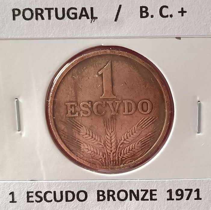 4 Moedas de 1 escudo da República Portuguesa