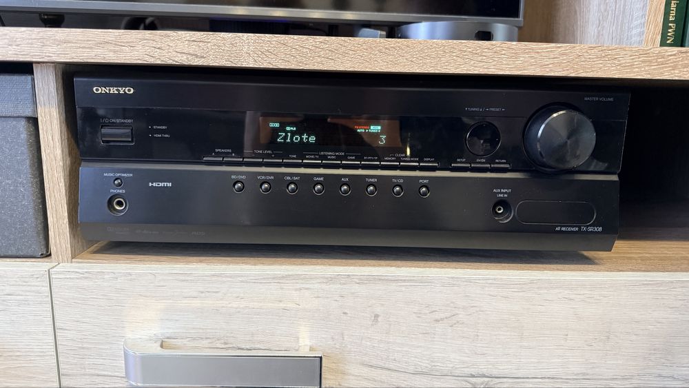 Kino domowe amplituner onkyo tx-sr308 + M-Audio HCS-9920 5.0 MKIII