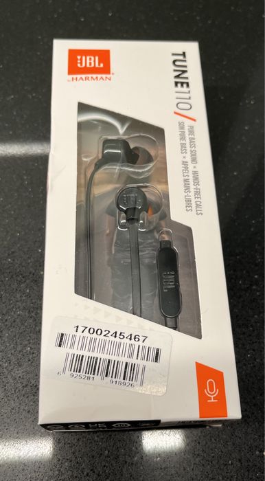 JBL Auriculares T110 Black