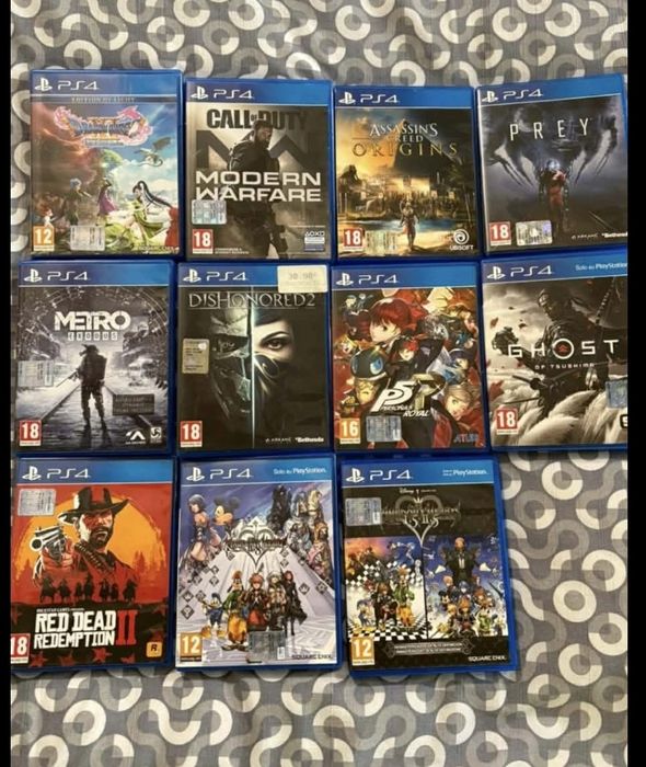 Jogos PlayStation 4, e 5 e nintendo switch