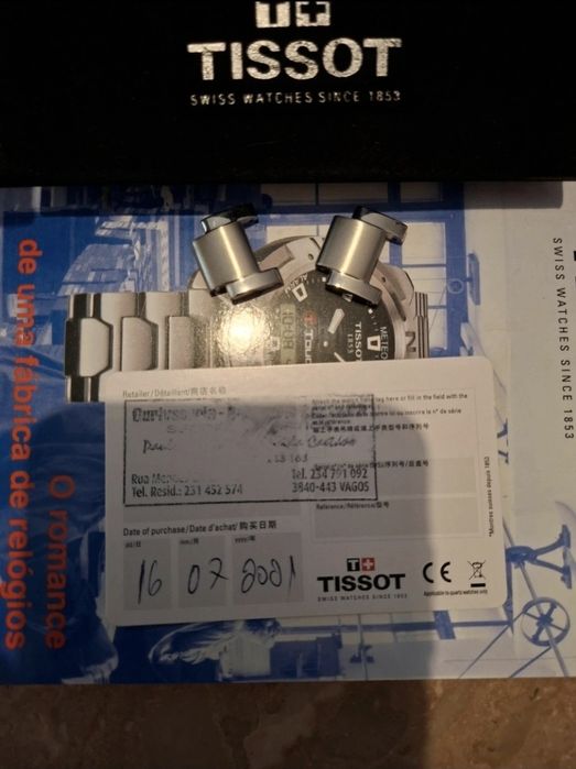 Relógio Tissot Quickster Chronograph Original – Full Set