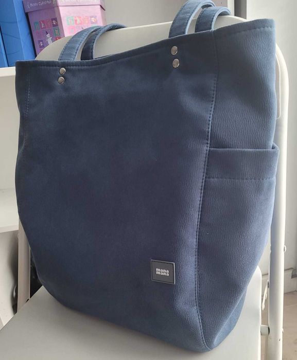Duża torba Mana model - Diva kolor - jeans