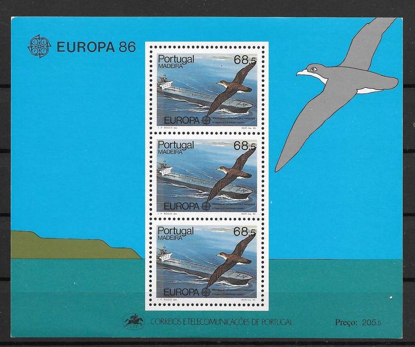 Bloco 0085_Portugal Madeira_1986_Europa