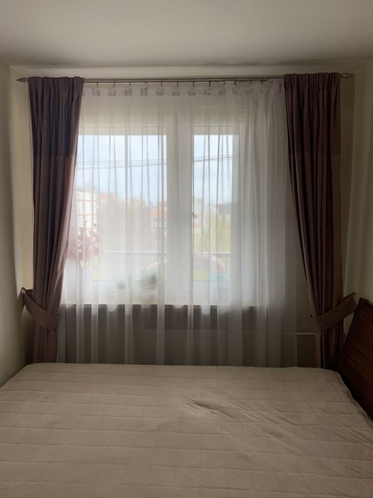 Zasłony Ikea brudny róż