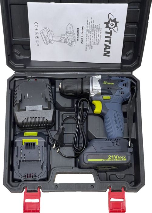 Шуруповерт TITAN PDS4821B