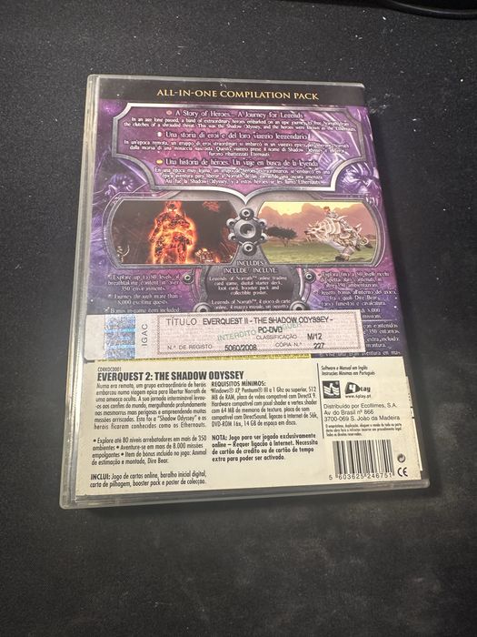 Everquest 2: The Shadow Odyssey PC DVD