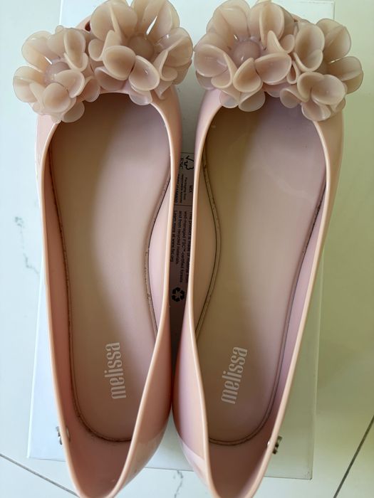 Baleriny Melissa Pudrowe