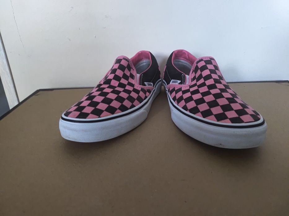 Vans slip-on szachownica różowe rozmiar 37
