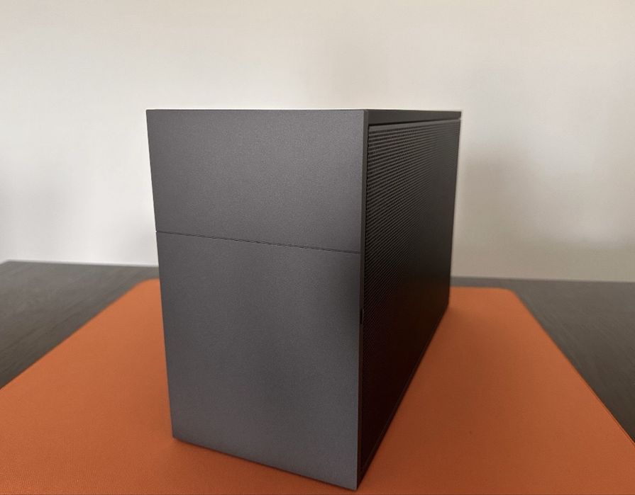 NCASE T1 Sandwich Kit – Gunmetal – obudowa SFF ITX (+ Rizer + 3D printed travel kit)