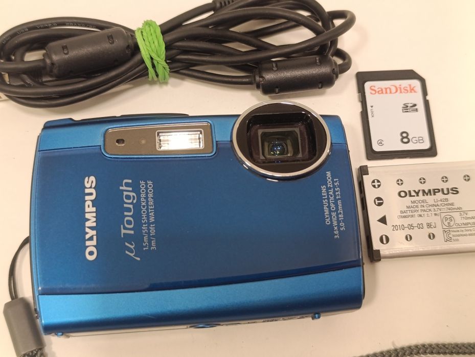 Aparat OLYMPUS  Mju Though 3000 12mp WODOODPORNY podwodny HD CCD bdb