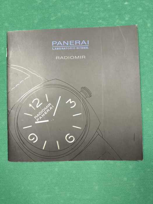 Оригинальный каталог PANERAI Radiomir — Laboratorio di Idee