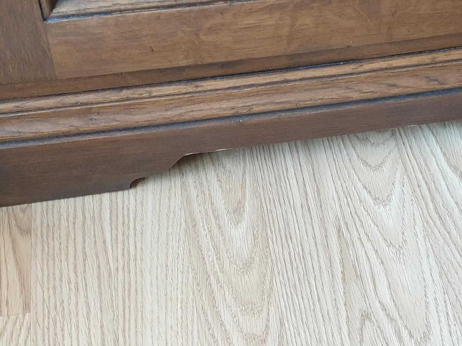 Meble dębowe komoda witryna meble dębowe komplet przecena !!