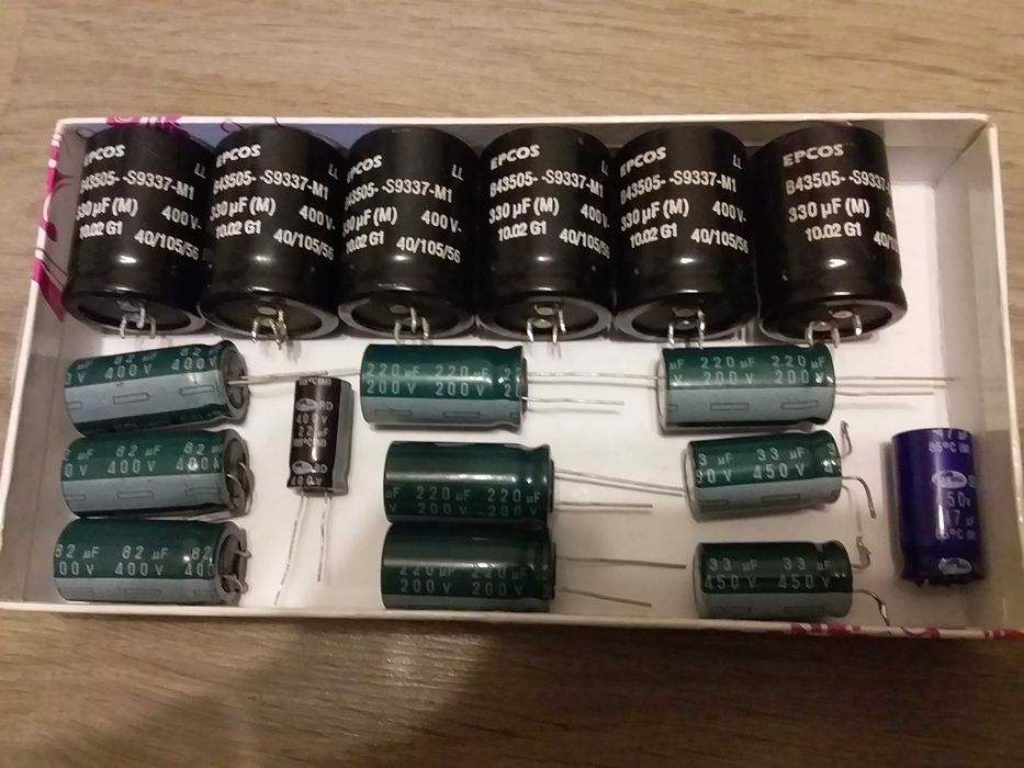 Конденсаторы электролитические для лампового усилителя: 350 грн. - Інша ...