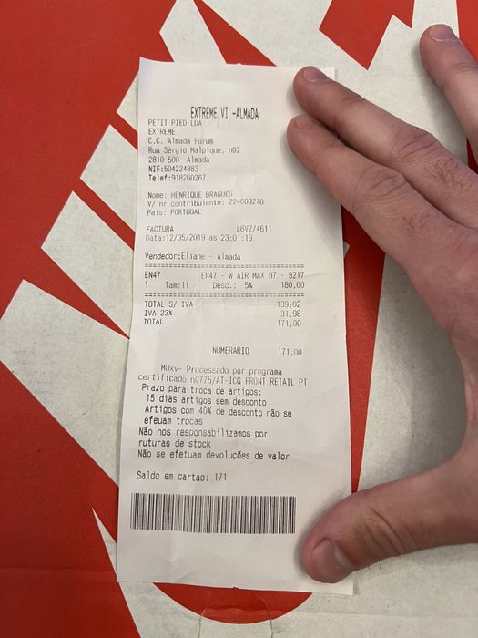 Nike air max 97 como novos