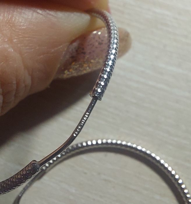 Kolczyki srebrne kółka