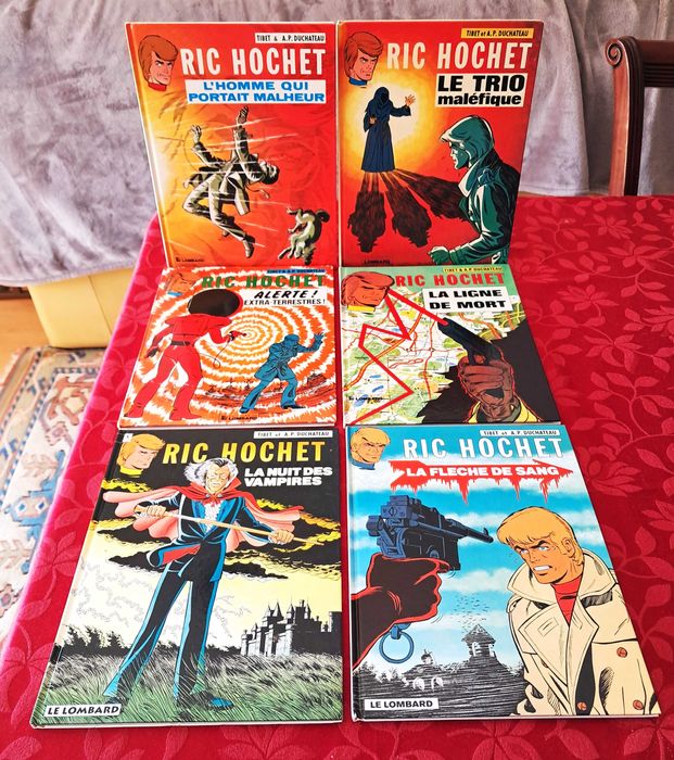 Livros BD - Ric Hochet de Duchâteau & Tibet (Edição em francês)