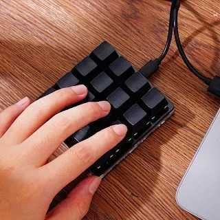Teclado Numérico Programável USB com 16 Teclas Personalizáveis para PC e Notebook NOVO