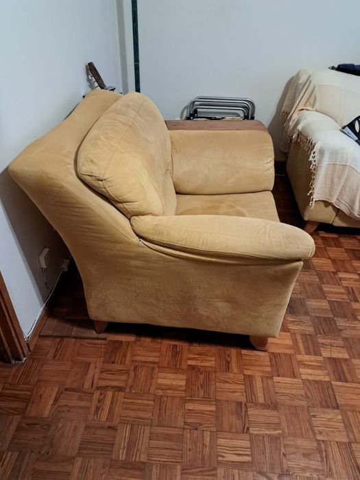 Poltrona e Sofá de 3 lugares