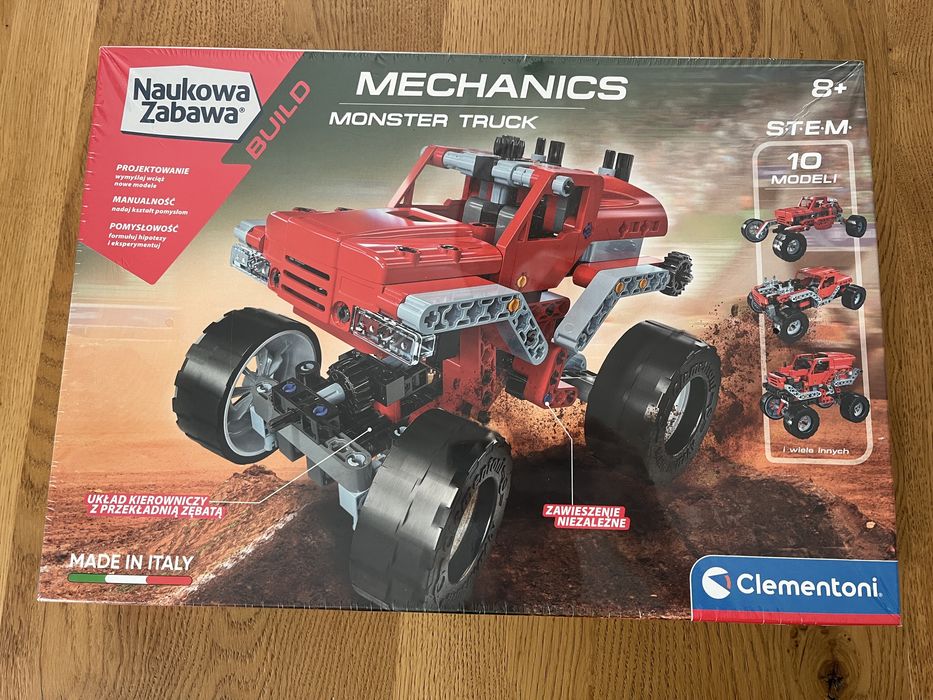 Klocki Clementoni Mechanics Monster Truck Naukowa Zabawa