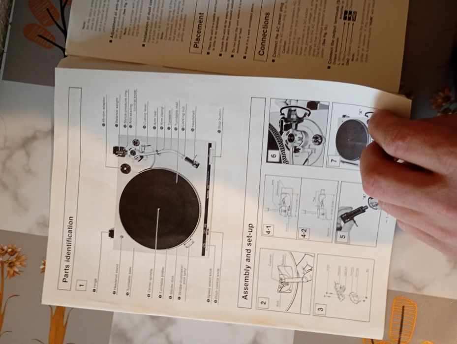 Gramofon Technics SL-B2 instrukcja