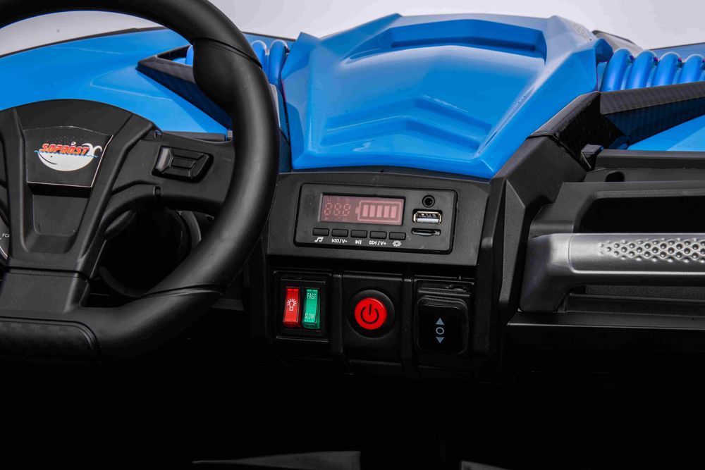 Pojazd Buggy Auto na akumulator UTV X3 Off-Road Niebieski BBH-028