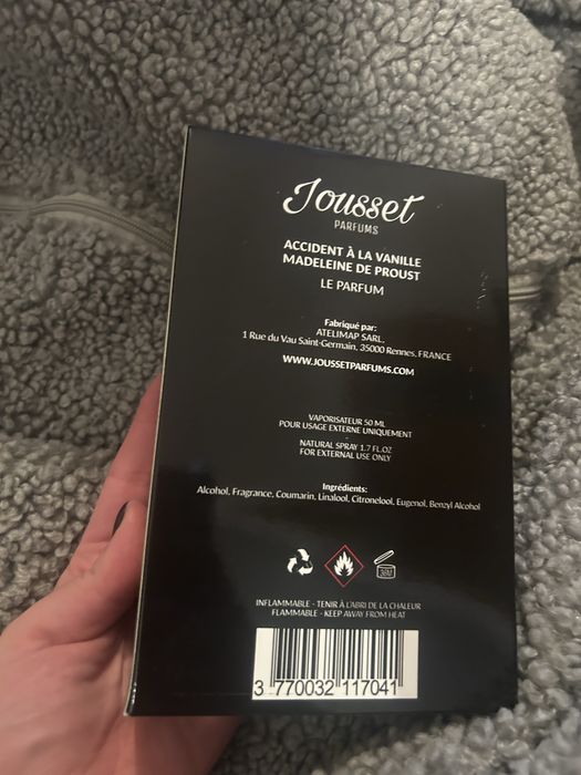 Jousset Parfums - ACCIDENT À LA VANILLE, MADELEINE DE PROUST - extrait de parfum
